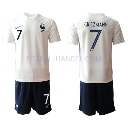 Barn Fotballdrakter Frankrike Antoine Griezmann 7 Borte Euro 2020 Kortermet